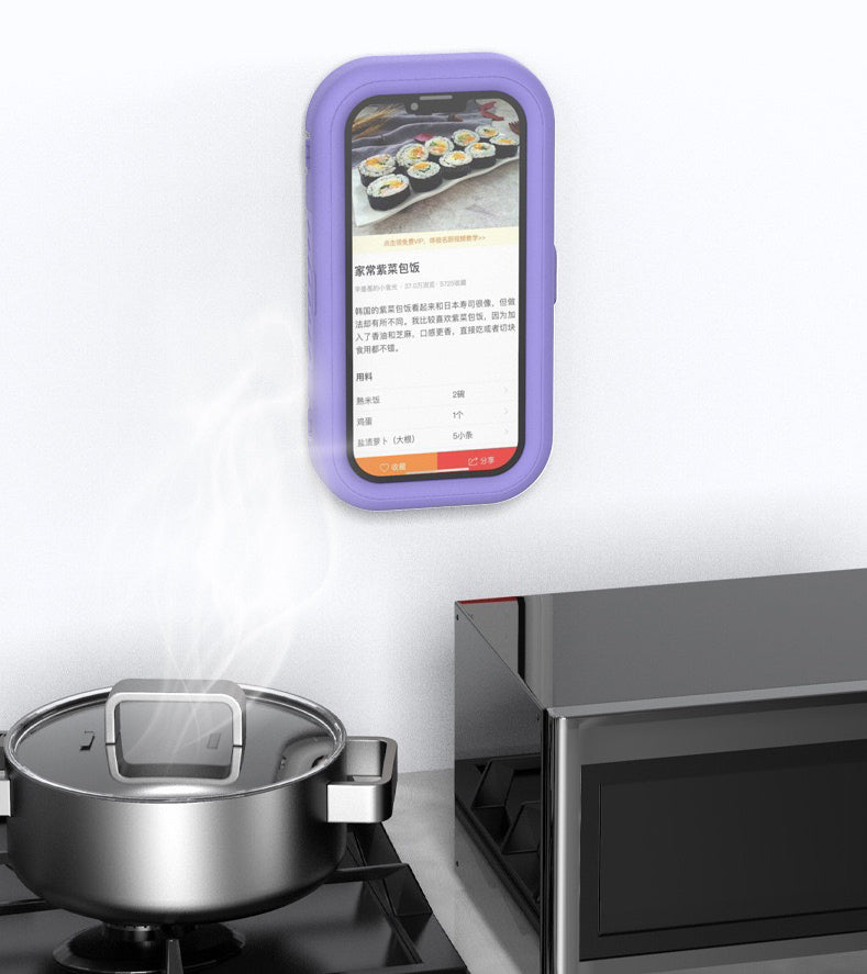 Waterproof Shower Phone Holder – Wall Mount with Touch Screen